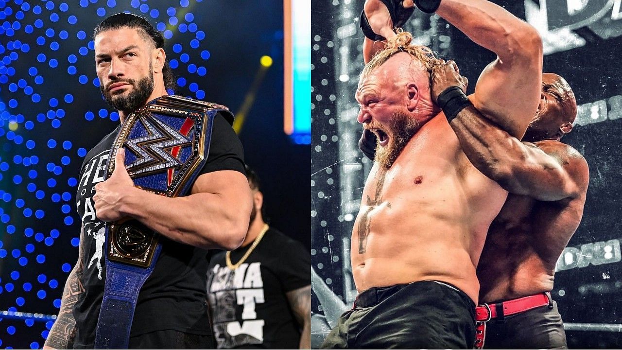 WWE Royal Rumble 2022 में रोमन रेंस vs ब्रॉक लैसनर के मैच में कई सुपरस्टार्स का दखल देखने को मिल सकता है
