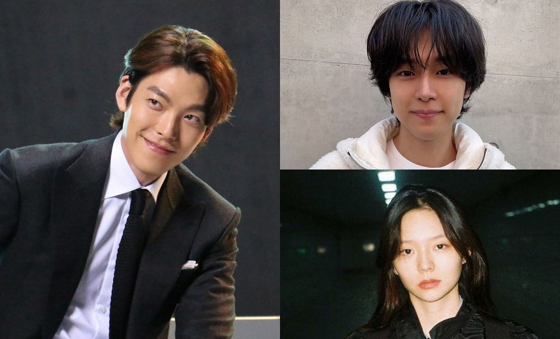 Left: Kim Woo Bin; Top Right: Kan Yoo Seok; Bottom Right: Esom (Images via personal Instagram accounts)