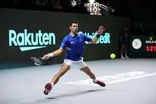 Novak Djokovic at the Davis Cup Finals 2021