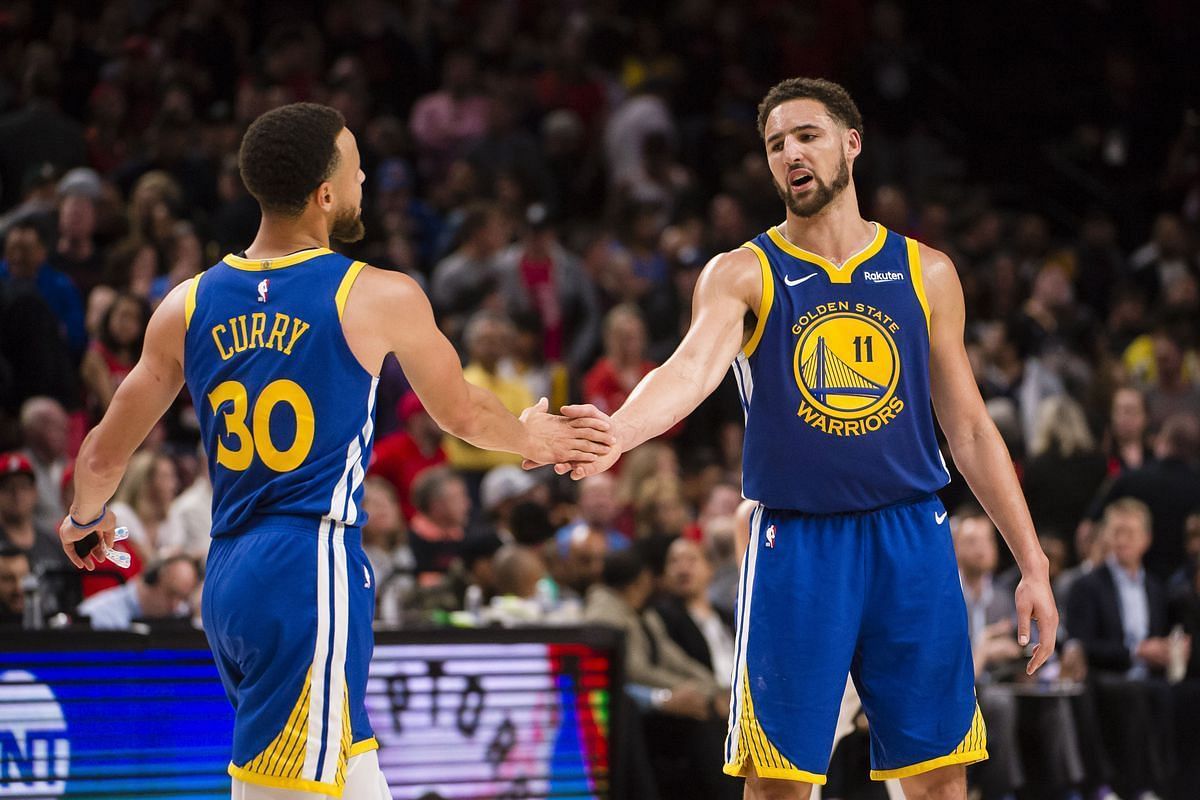 Klay Thompson and Steph Curry played together against the Cleveland Cavaliers for the first time in more than two years. 