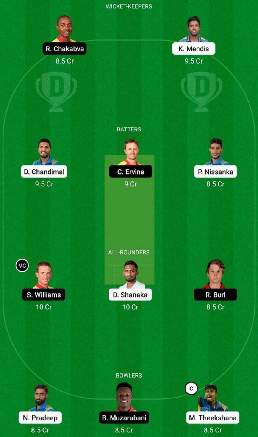 SL vs ZIM Dream11 Fantasy Tip #1