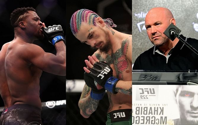 Sean O'Malley reacts to Dana White not putting the belt on Francis Ngannou at UFC 270 - "Francis honestly didn't give a f***"