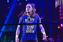 AEW star Joey Janela spotted with wrestling legend's son