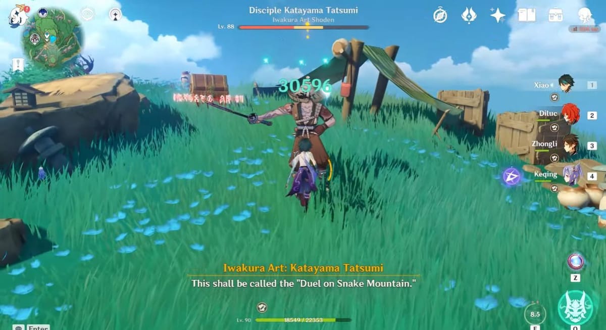 Genshin Impact guide for 'The End of Iwakura Clan' hidden quest Get