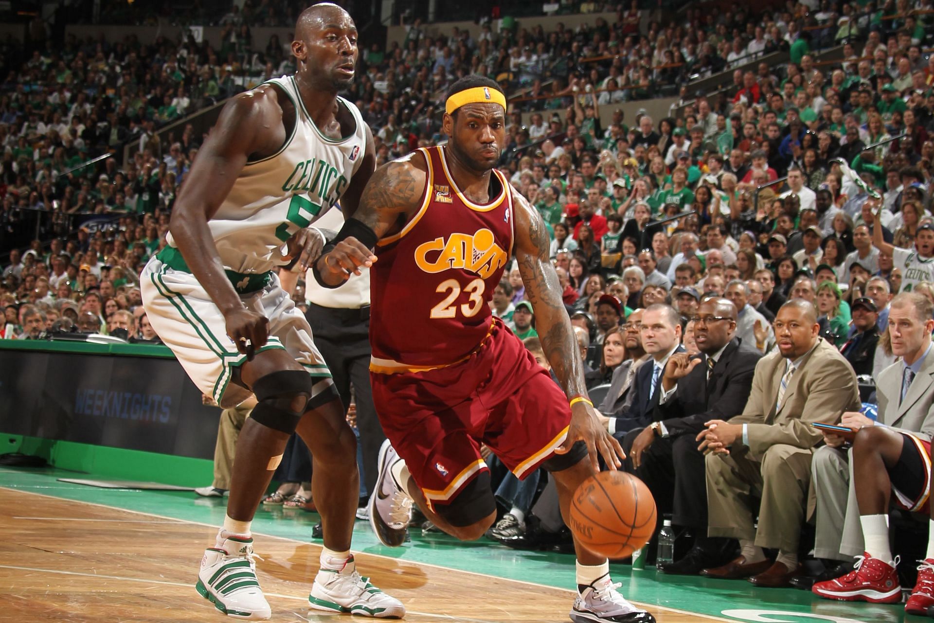 Kevin Garnett had seen firsthand what LeBron James could do in a seven-game series.[Photo: Bleacher Report]