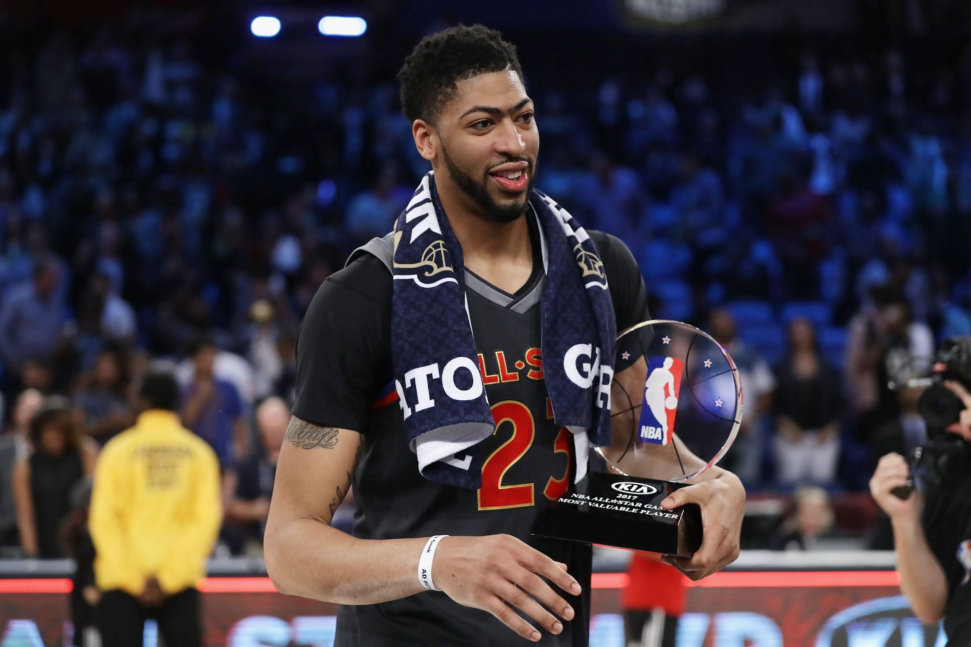 Anthony Davis at the 2017 All-Star Game
