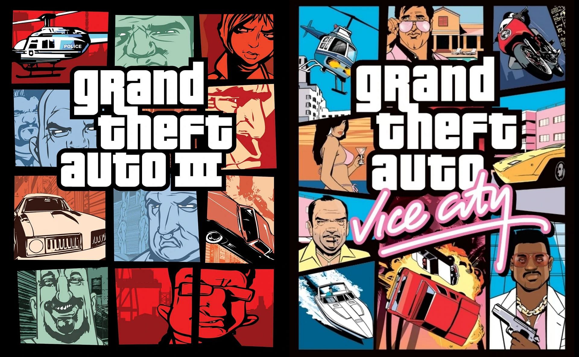 GTA 3 and Vice City (Image via Rockstar Games)