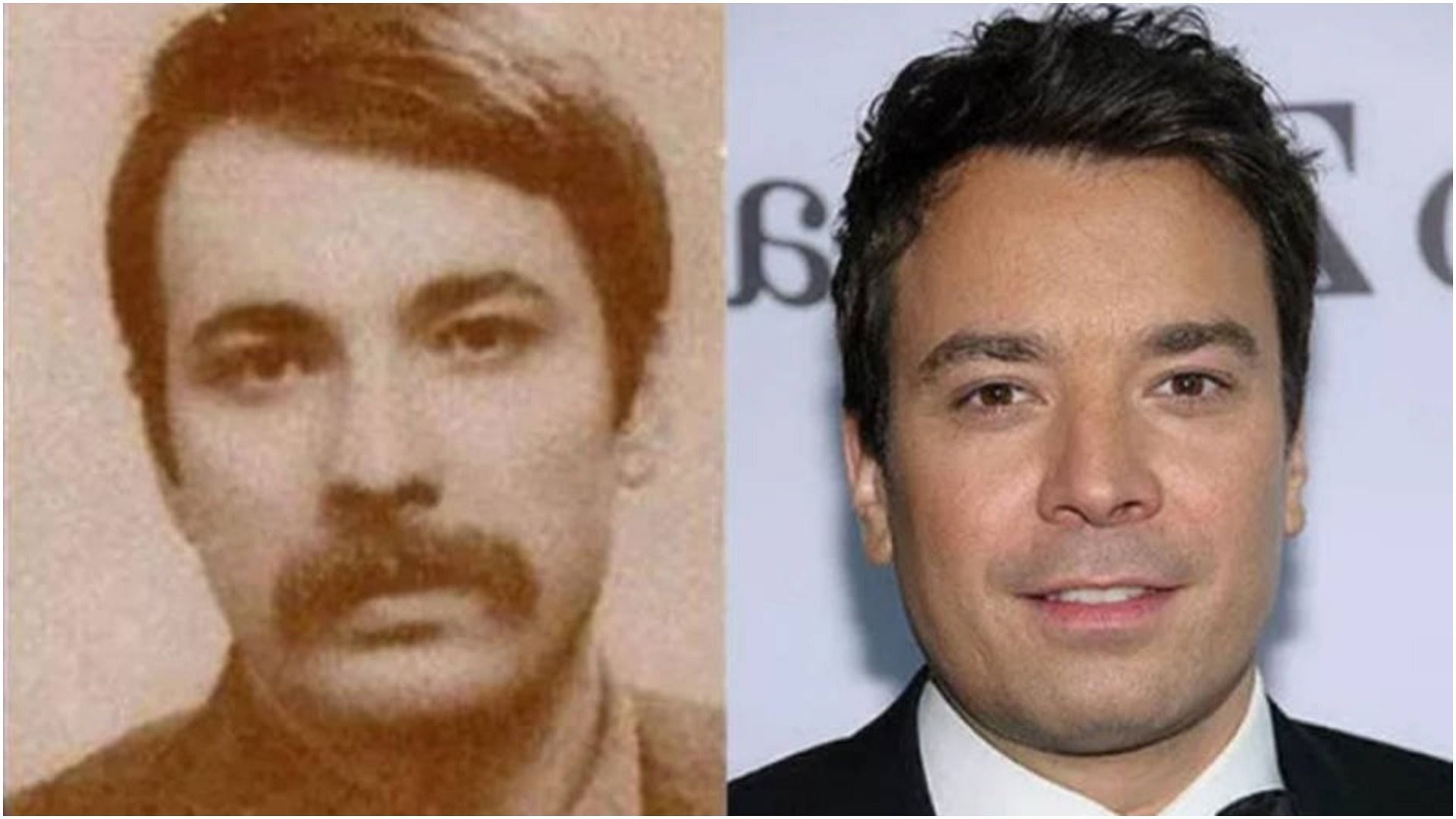 Jimmy Fallon and his lookalike (Images via Wikimedia Commons &amp; Flickr)