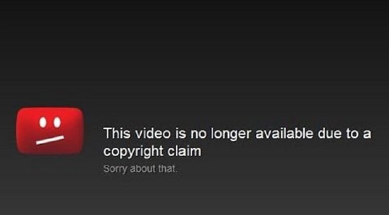 The default screen for deleted video on YouTube (Image via YouTube)