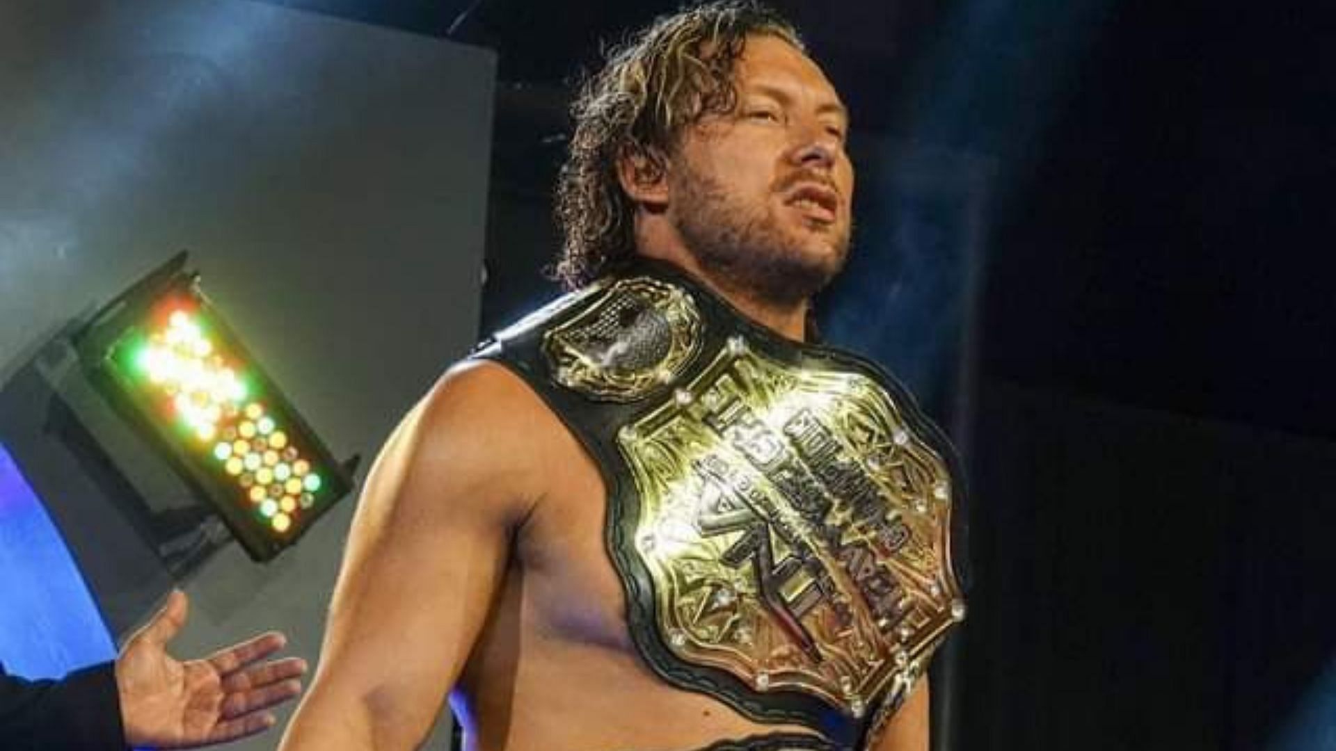 Kenny Omega making his entrance at AEW Double or Nothing 2021