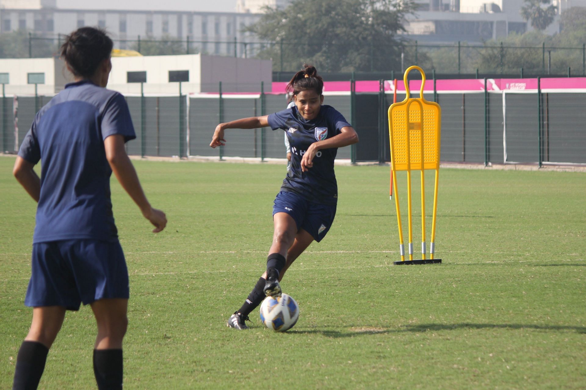 Players from the Indian Women&#039;s National side in a training session (Image Courtesy: Indian Football Team Twitter)