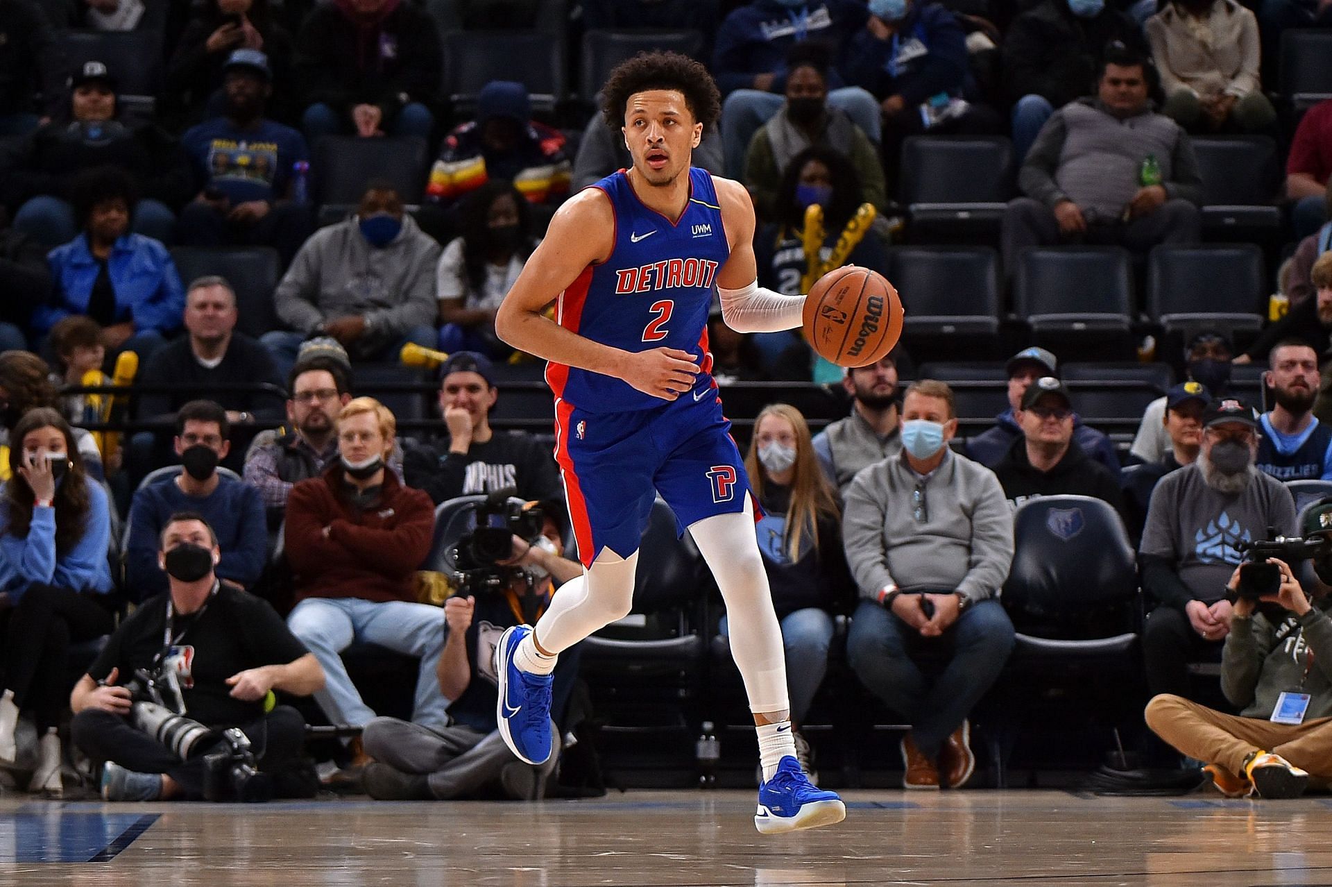 Cade Cunningham of the Detroit Pistons