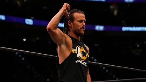 Adam Cole during his entrance.