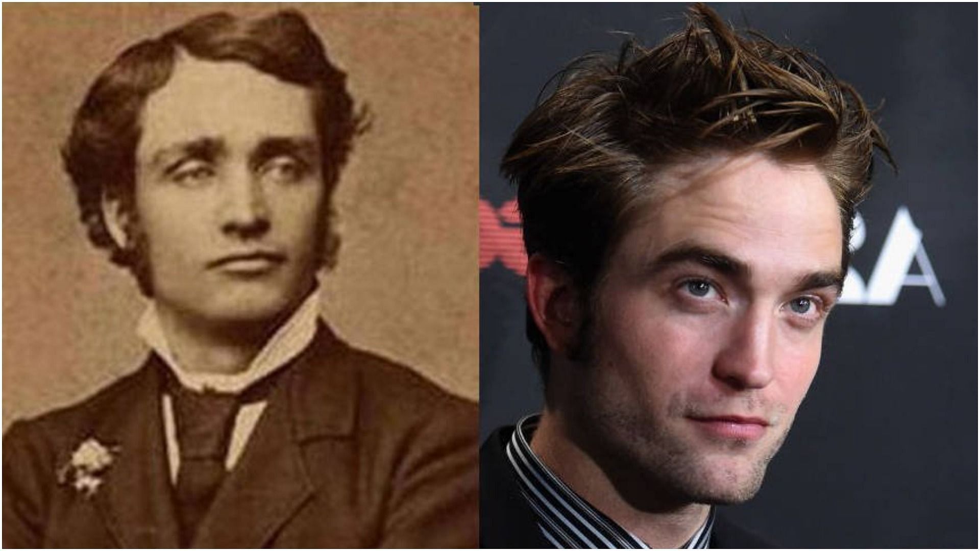 Robert Pattinson and his lookalike (Images via Imgur and Getty)