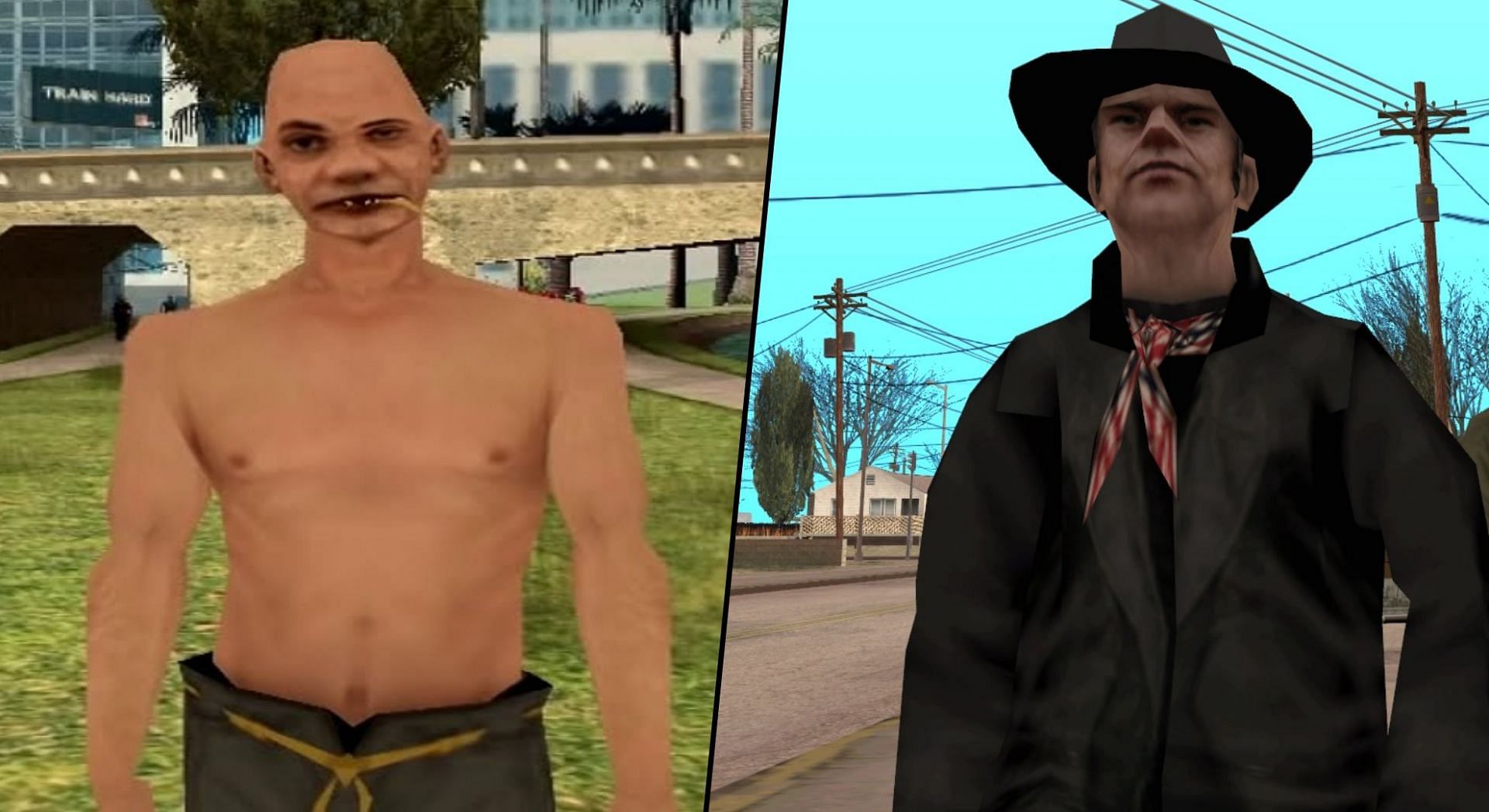 GTA San Andreas&#039;s pedestrians have plenty of memorable designs and personalities (Image via Rockstar Games)