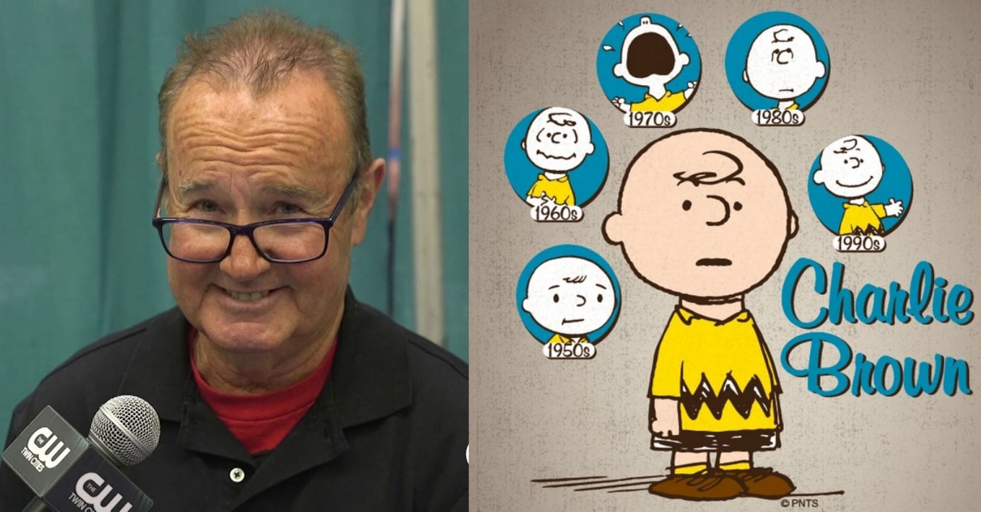 Peter Robbins at a GalaxyCon (Image via thecwtc/YouTube and Peanuts)