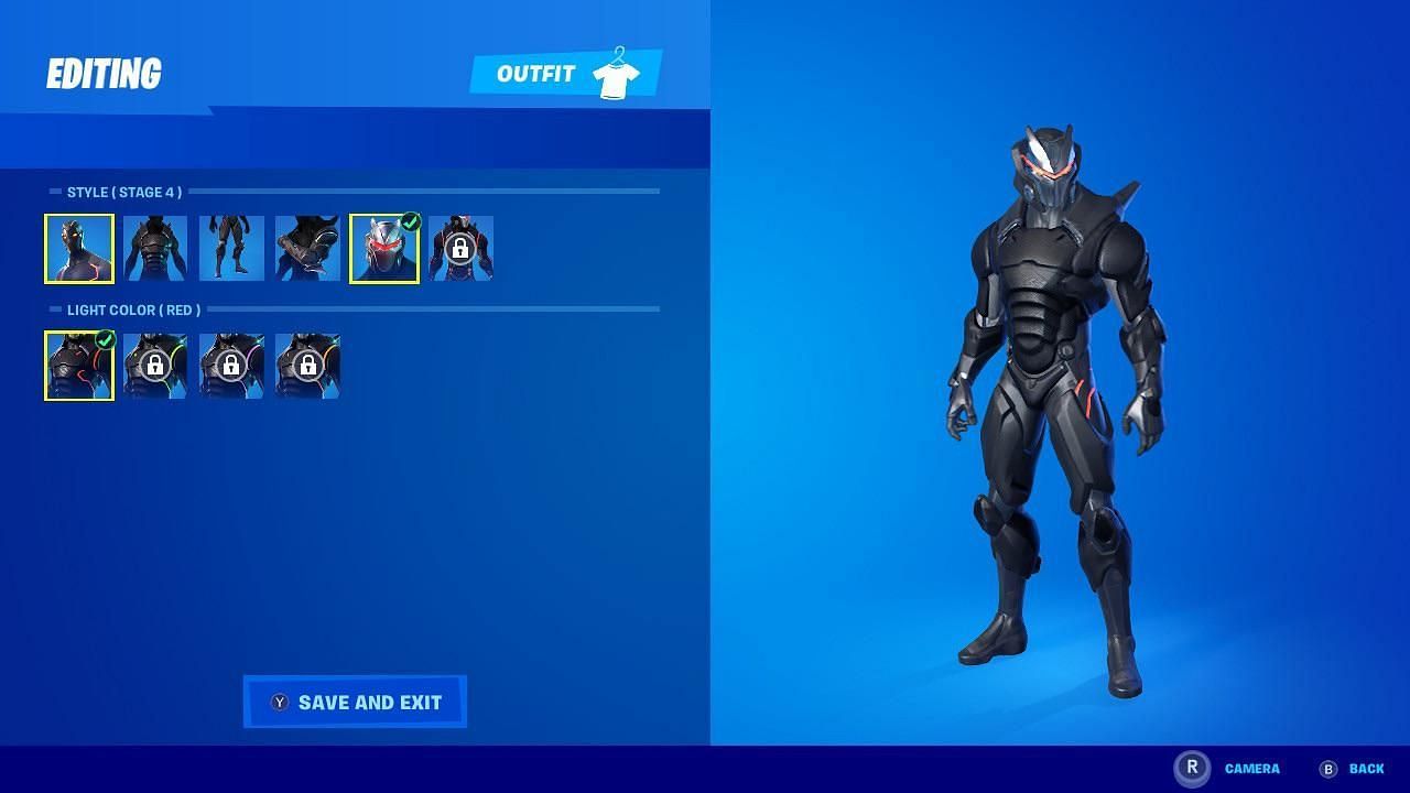 Omega Lights was one of the most difficult styles to unlock (Image via Epic Games)