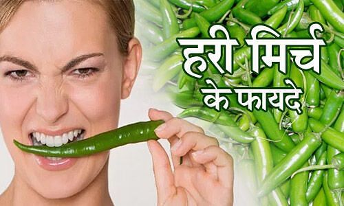 हरी मिर्च खाने के फायदे(फोटो:haribhoomi)