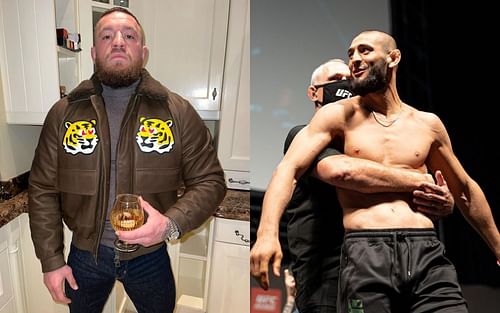 Conor McGregor (left), Khamzat Chimaev (right) [Images Courtesy: @thenotoriousmma @khamzat_chimaev on Instagram]