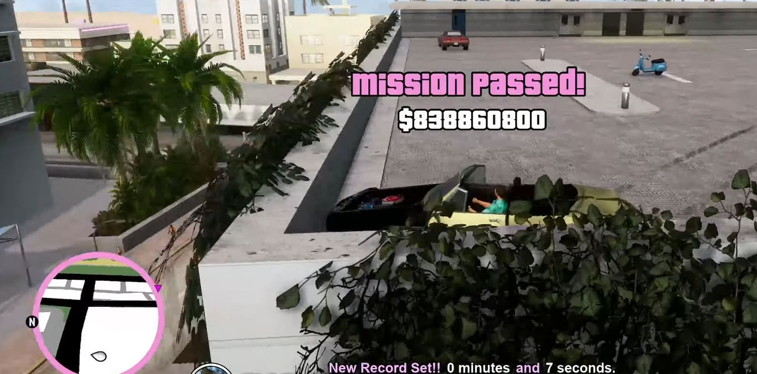 An example of its ridiculous payout in GTA Vice City Definitive Edition (Image via Rockstar Games)