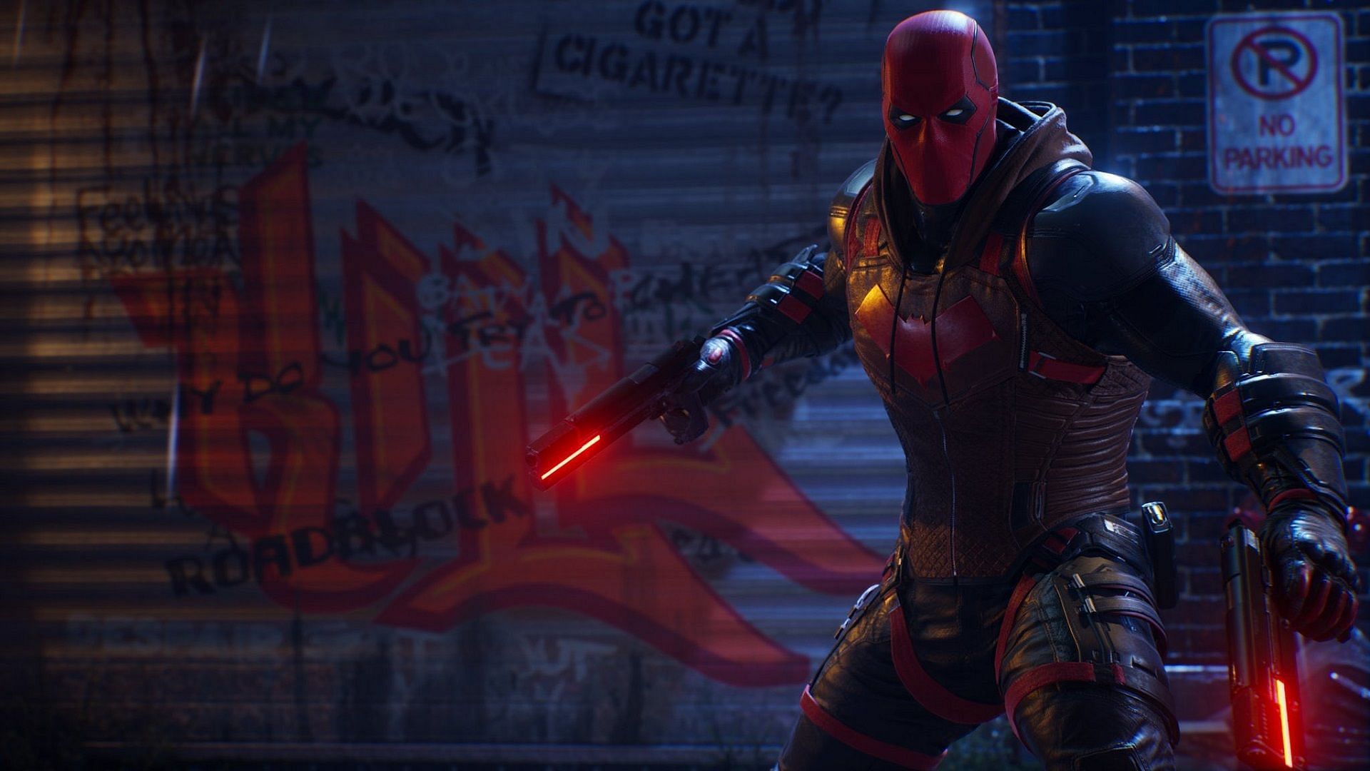 Red Hood is one of four playable characters (Image via WB Games Montreal)