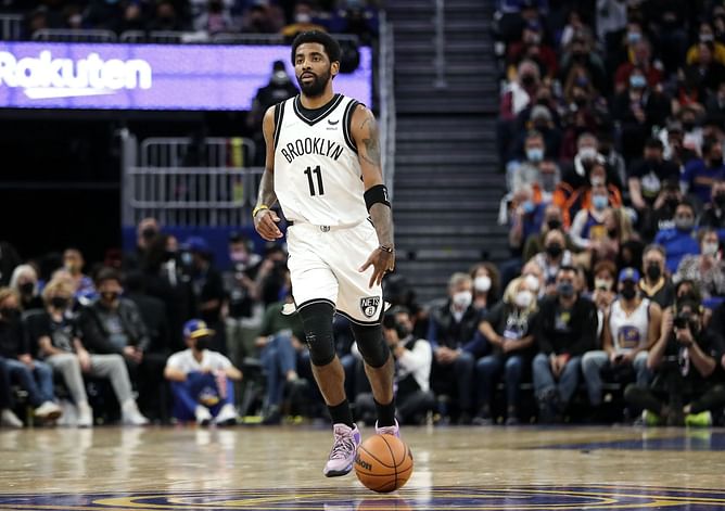 "They got a few legends on their team" - Kyrie Irving reserves high praise for the Golden State Warriors after Brooklyn Nets succumb to a narrow loss against them