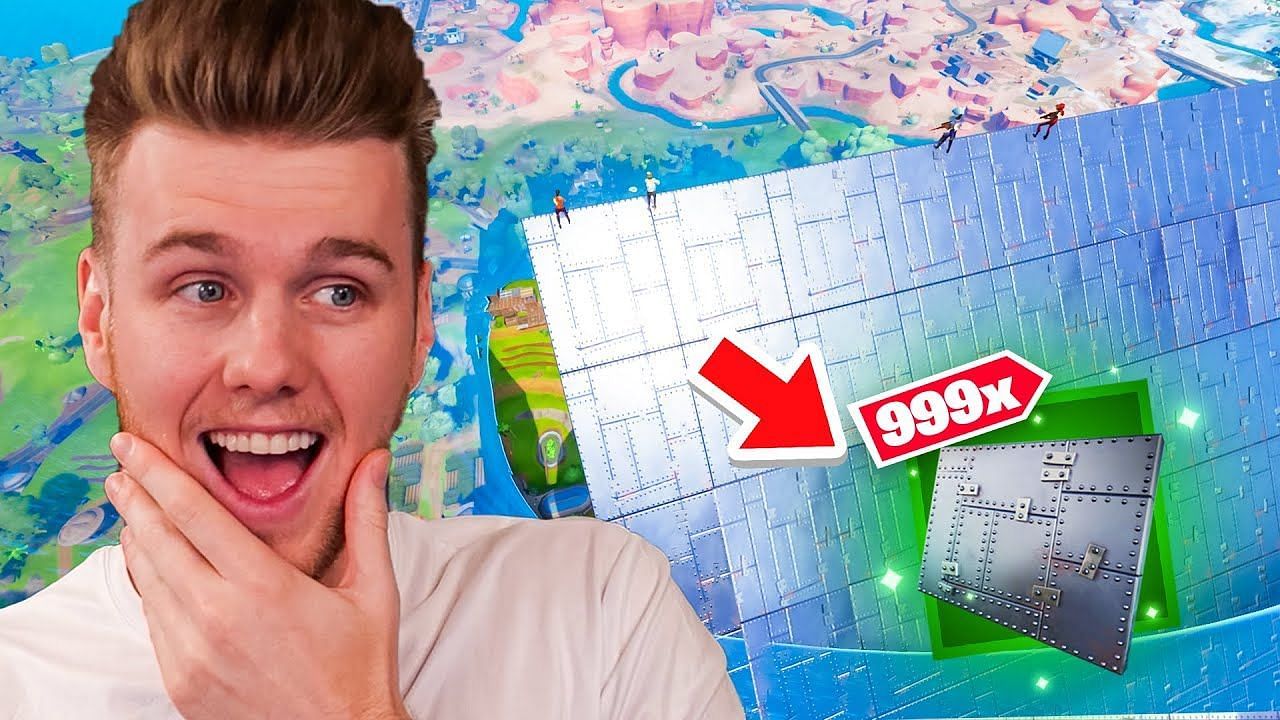 Australian YouTuber Lachlan built an indestructible sky base in Chapter 3 (Image via YouTube/Lachlan)