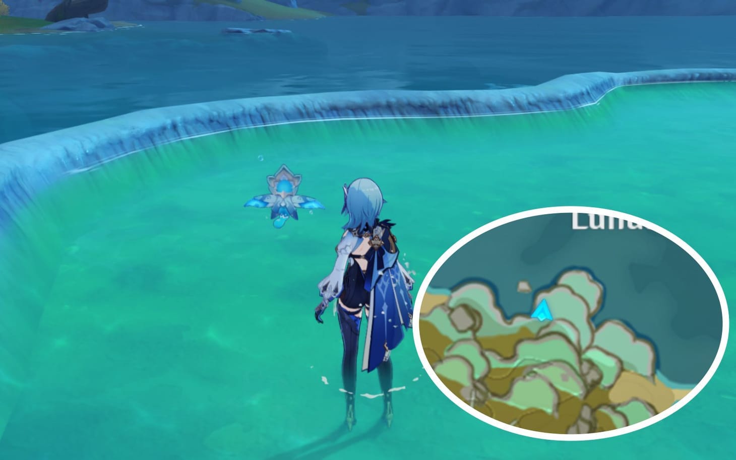 Vermeer’s paintbrush and paint locations in Genshin Impact