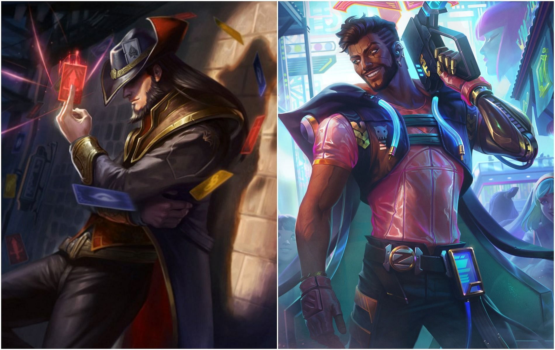 League of Legends patch 12.3 pre-notes brings massive nerfs to Twisted Fate and Akshan (Images via Riot Games)