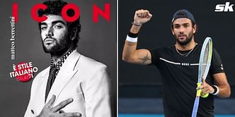 Matteo Berrettini stars on the cover of ICON magazine