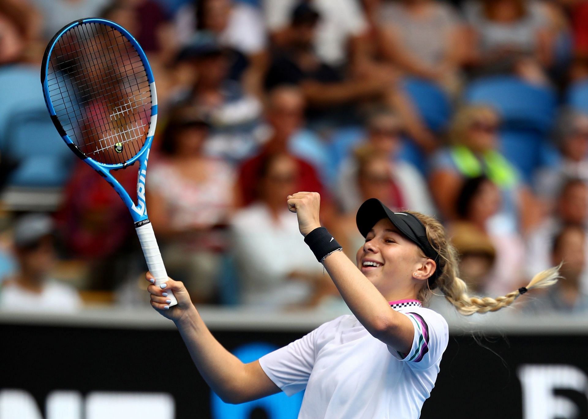 Amanda Anisimova lifted her second WTA title in Melbourne