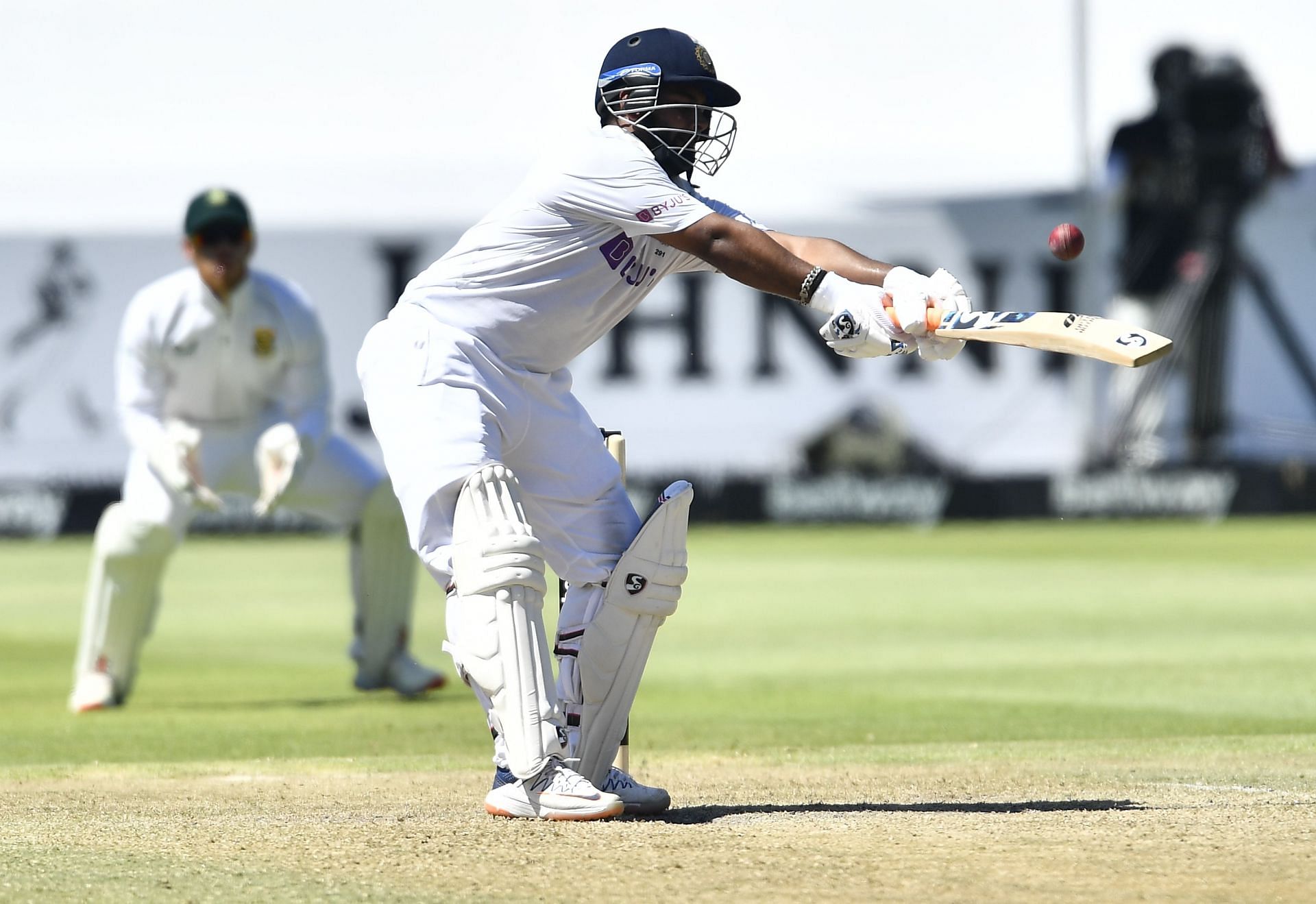 Rishabh Pant batting during Day 3 of the Cape Town Test. Pic: Getty Images
