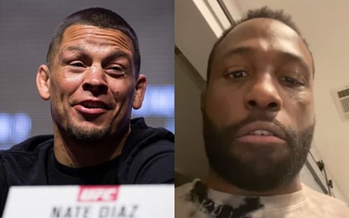 Nate Diaz (left); Carrese Archer (right) (*Images courtesy: Getty; @1punchkillarese Instagram)