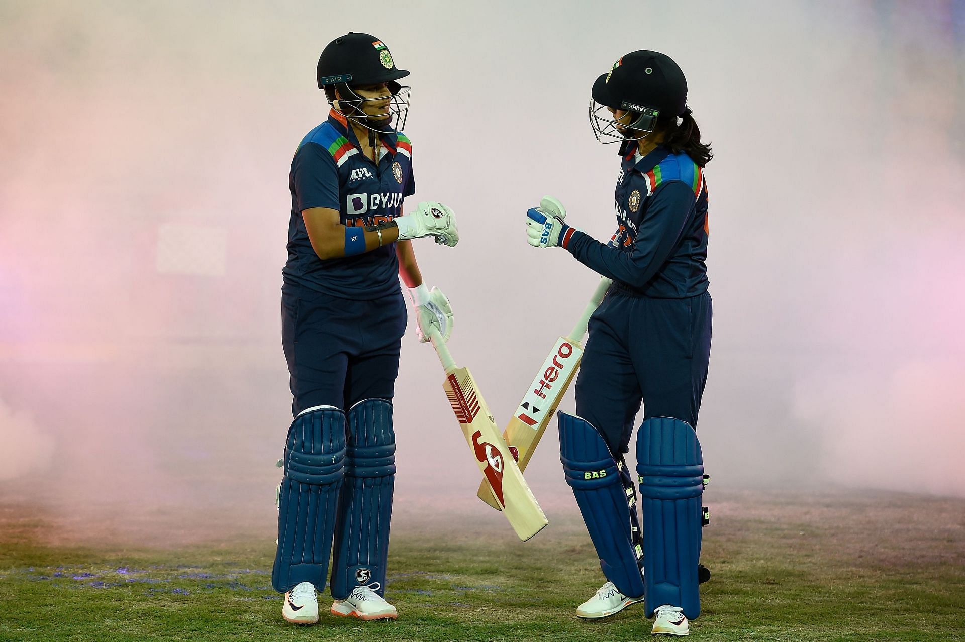 Shafali Verma (left) and Smriti Mandhana. Pic: Getty Images