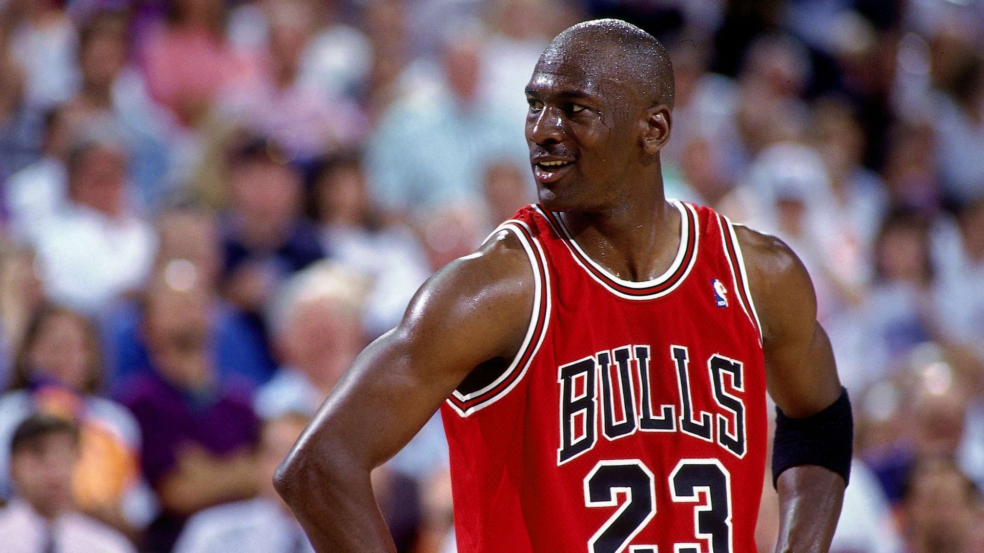 Michael Jordan avec les Chicago Bulls.