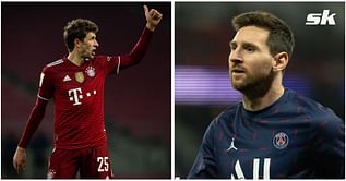 "Keep on working to get closer" - Thomas Muller refers to Lionel Messi as the 'assist king' after reaching landmark tally