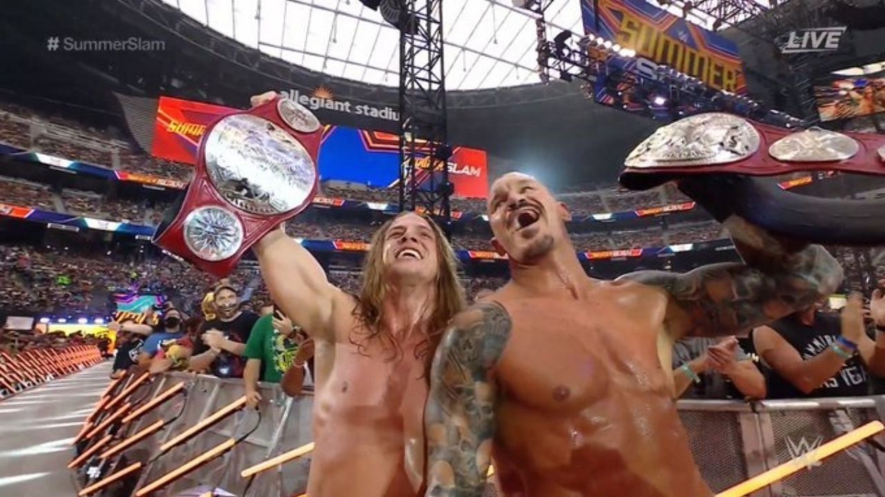 Randy Orton and Riddle formed RK-Bro and were dominant champions since SummerSlam 2021