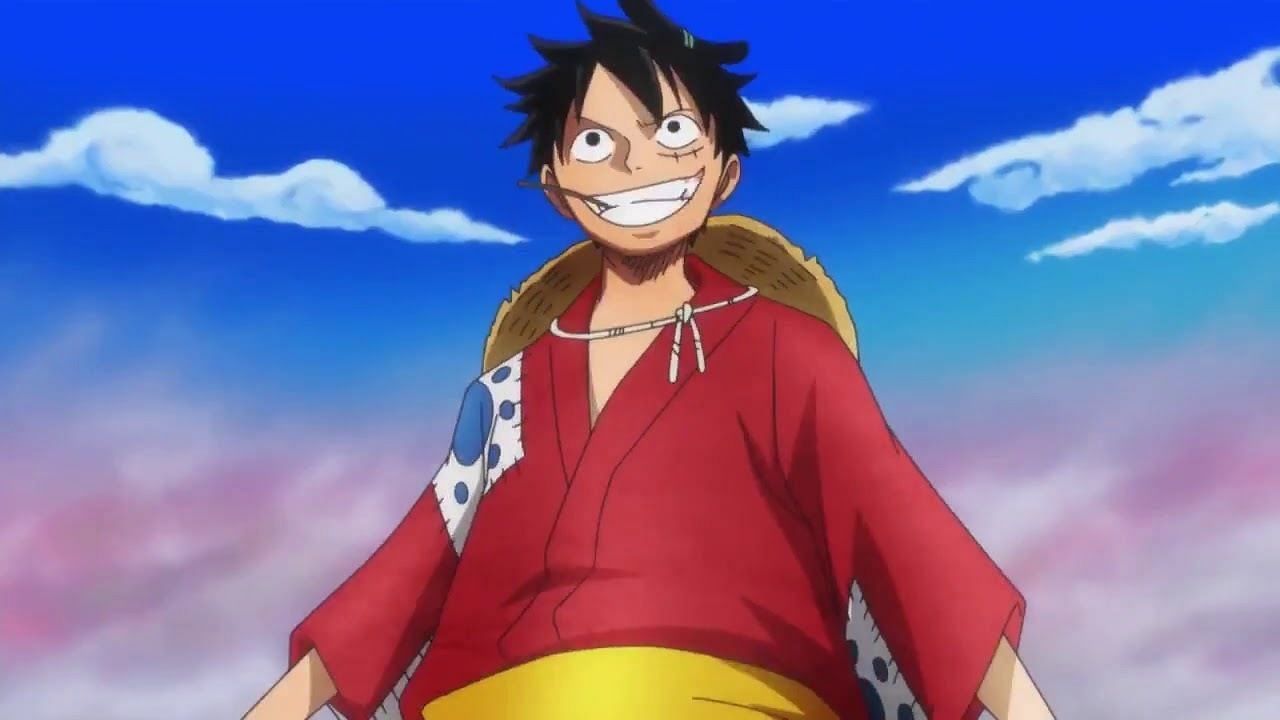 Luffy as seen in the Wano arc. (Image via Toei Animation)
