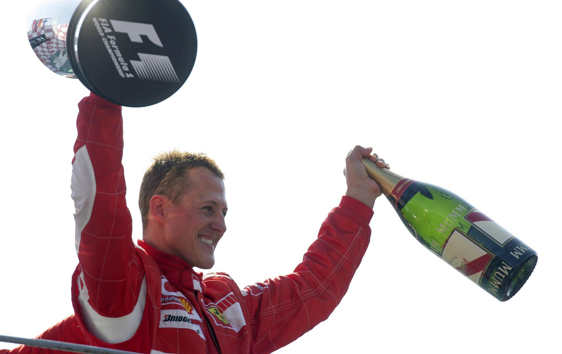 Michael Schumacher won five world championships with Ferrari