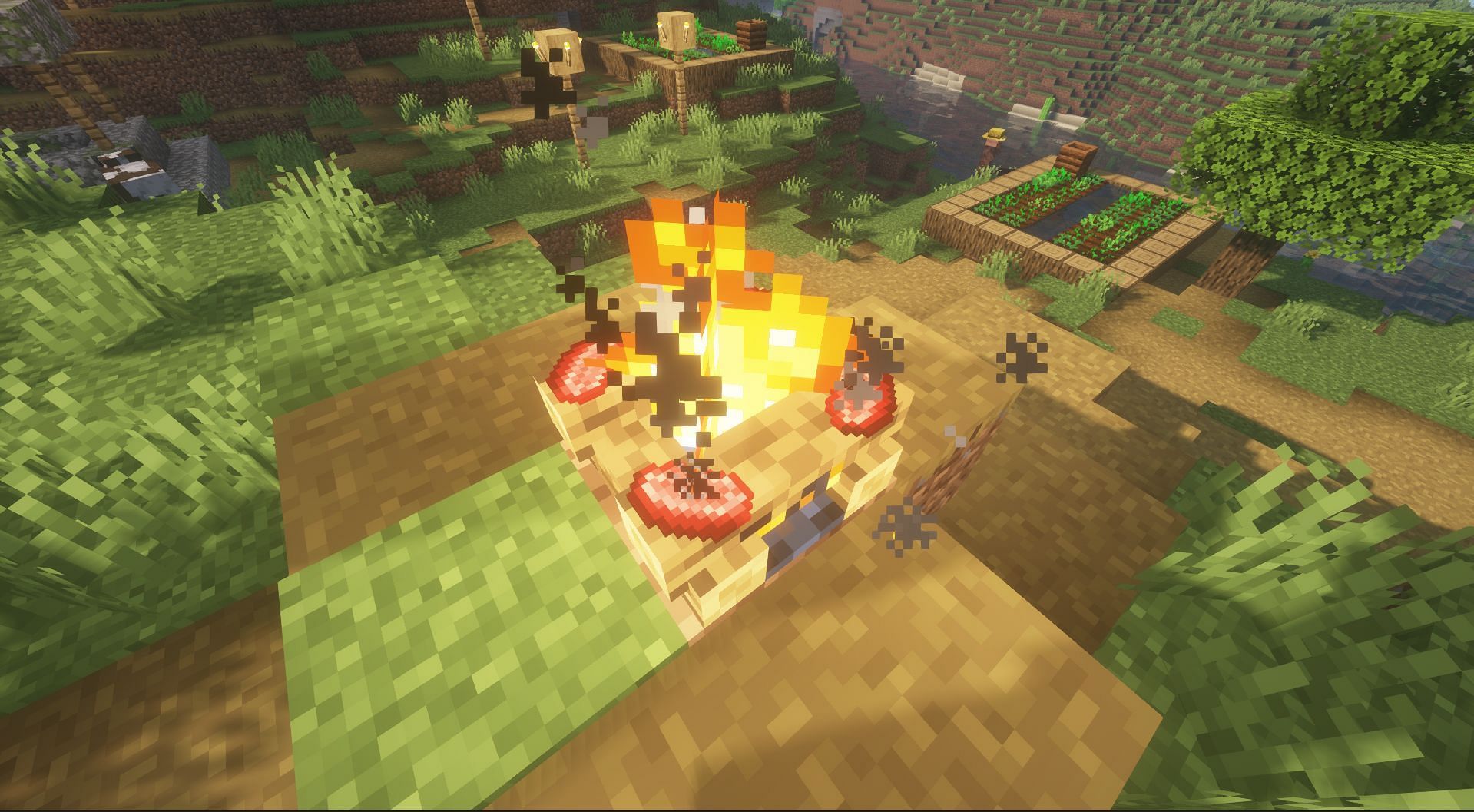 How to Make a Campfire in Minecraft