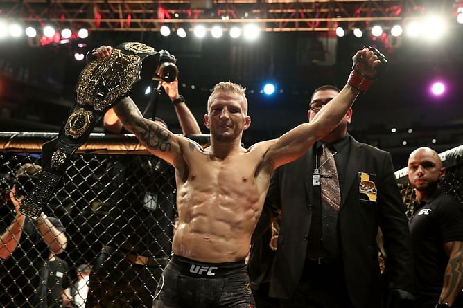 "Knee is coming together" - T.J. Dillashaw provides latest update on injury