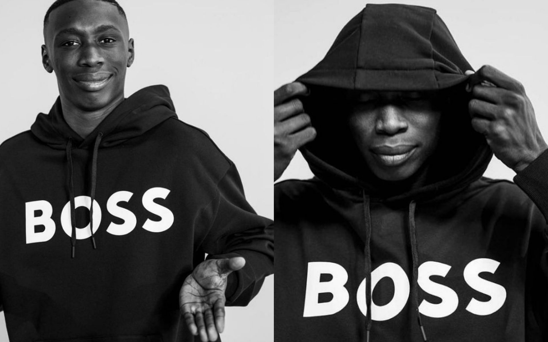 Khaby Lame featured in latest BOSS&#039;s campaign (Image via Instagram/boss)