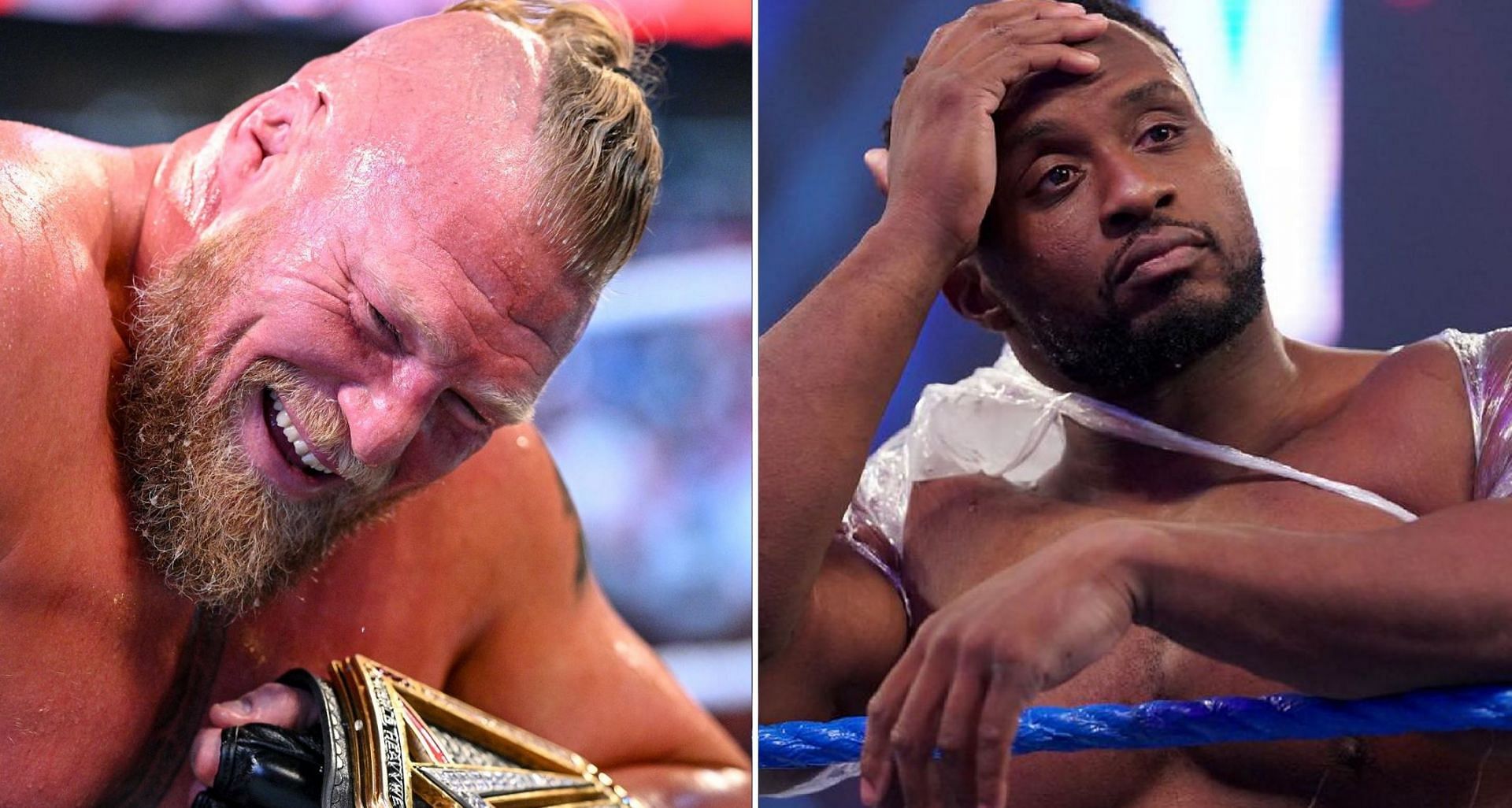 It was a night of contrasting emotions for Big E and Brock Lesnar