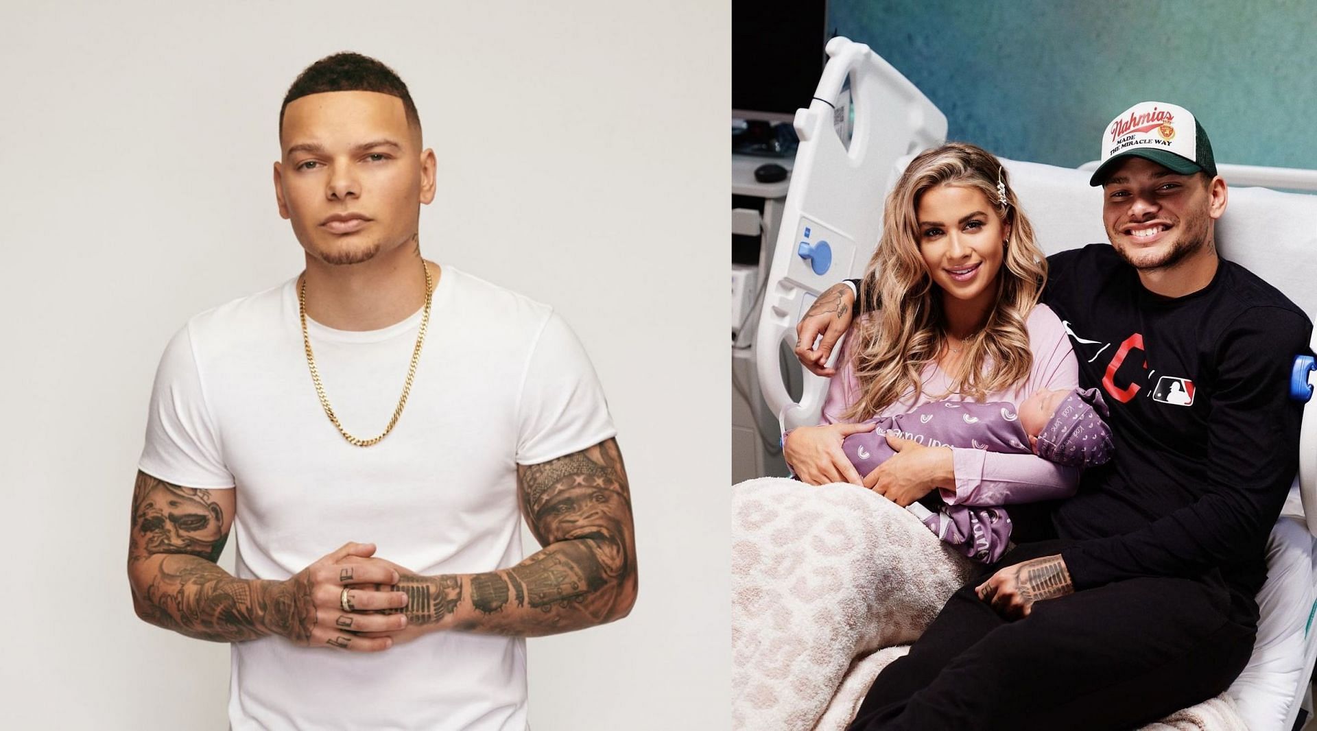 Kane Brown welcomes second daughter with wife Katelyn (Image via Kane Brown/YouTube, and kanebrown_music/Instagram)