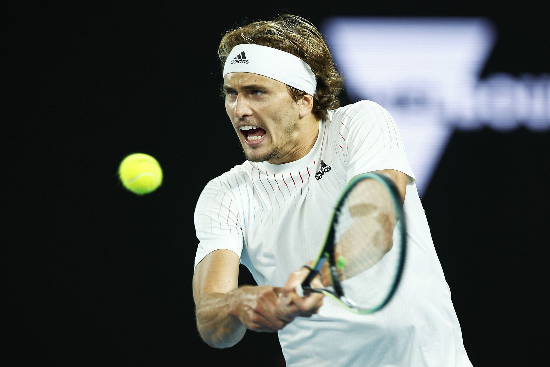 Alexander Zverev at the 2022 Australian Open: Day 3