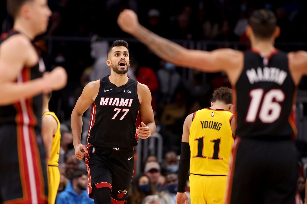 The jump in development by Miami Heat youngsters like Omer Yurtseven make the team a legitimate title contender this season. [Photo: Hot Hot Hoops]