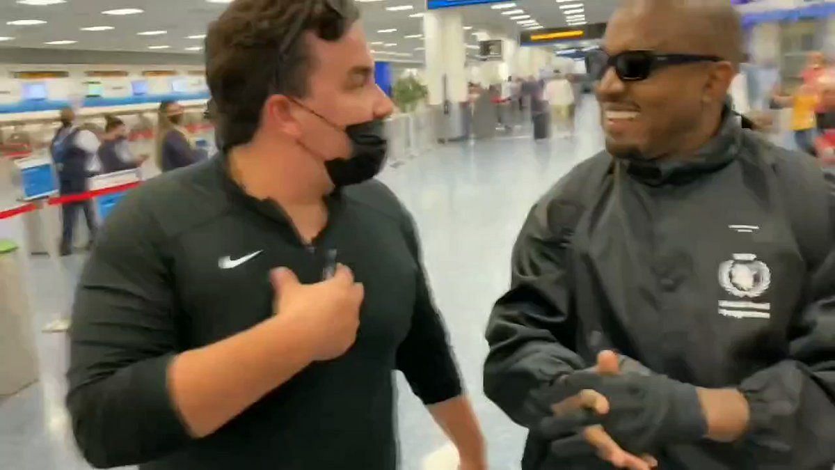 Best Kanye West Is All Smiles As He Reunites With His Girlfriend Julia Fox At Miami International Airport