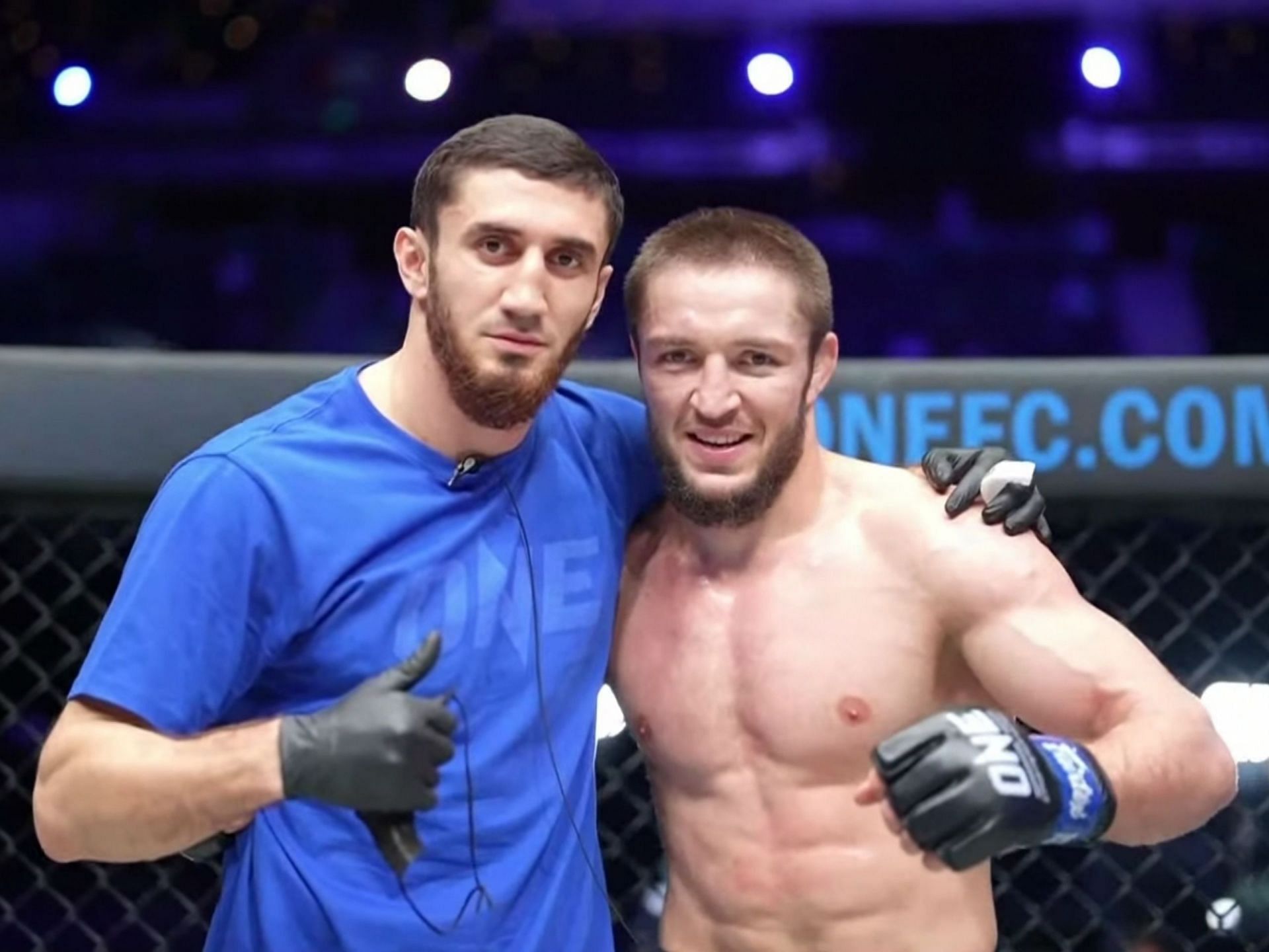 Beybulat Isaev (left) and Saygid Izagakhmaev (right). [Photo: ONE Championship]