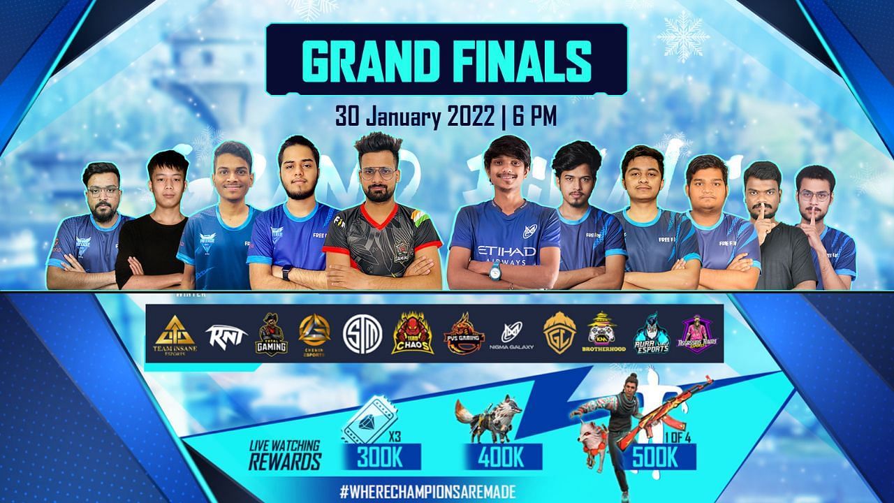 Free Fire Pro League 2021 Winter Grand Finals (Image via Garena)