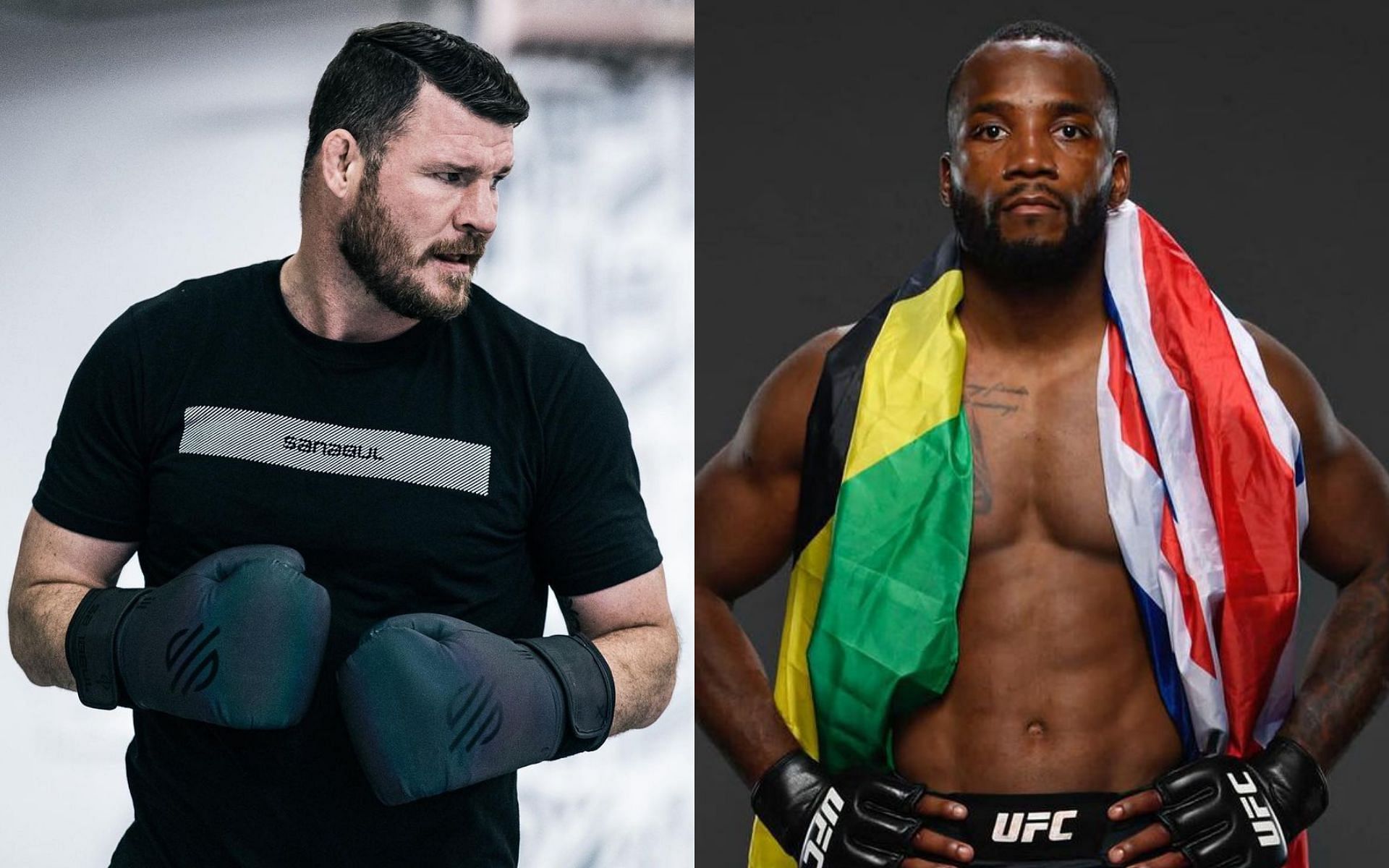Michael Bisping (L) and Leon Edwards (R) via Instagram @mikebisping and @leonedwardsmma